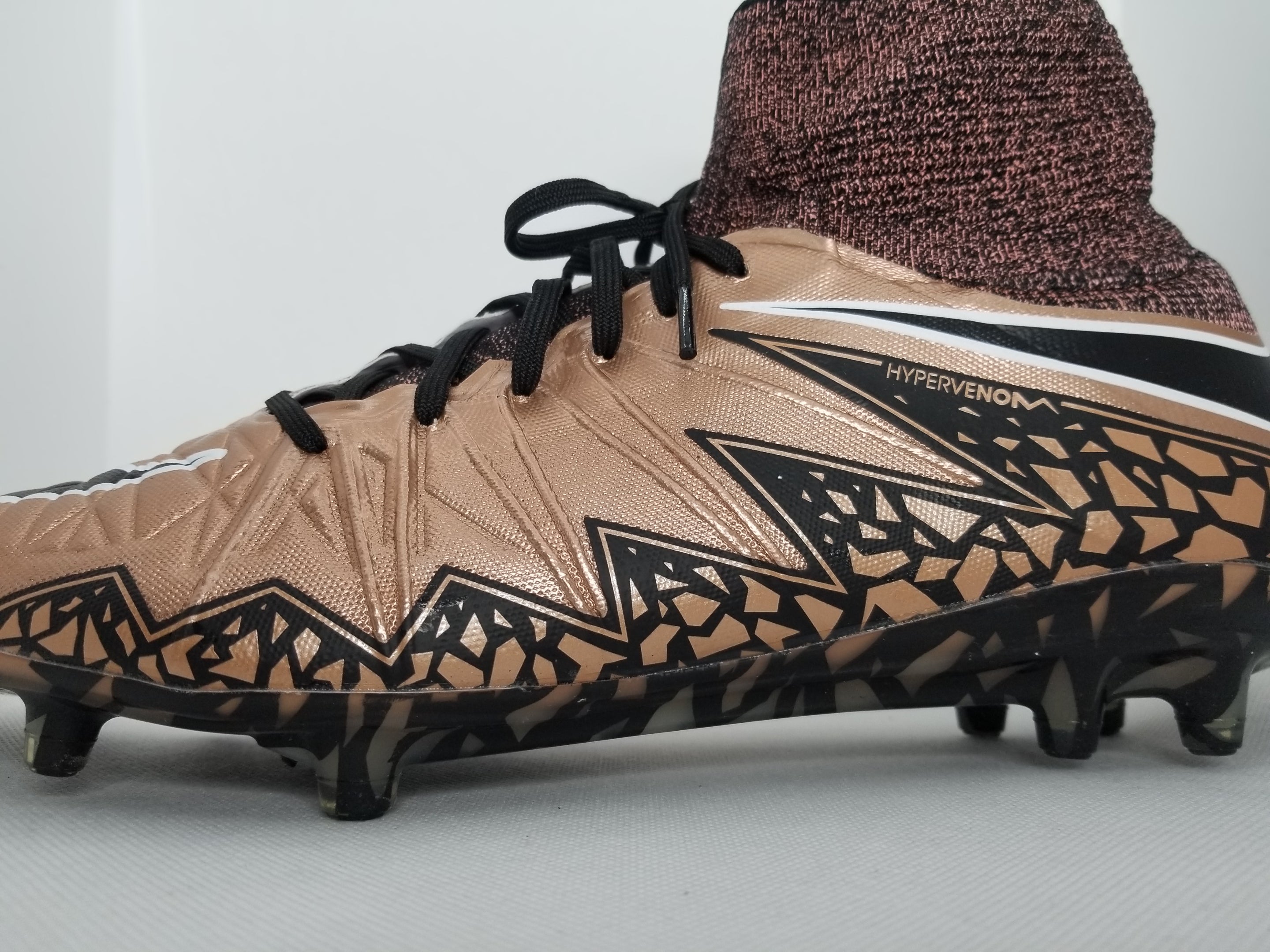 Neymar Boots Bronze Hypervenom Sock Boots Bronze Nike Football